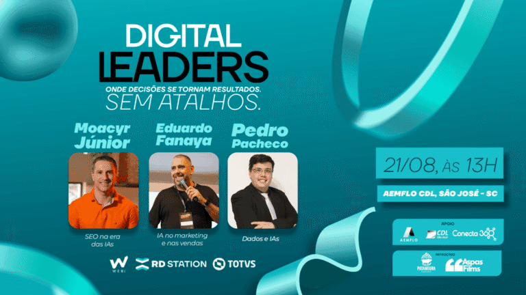 Digital Leaders Sul 2025: Agência WEBi explora o impacto da IA e do SEO nas estratégias digitais