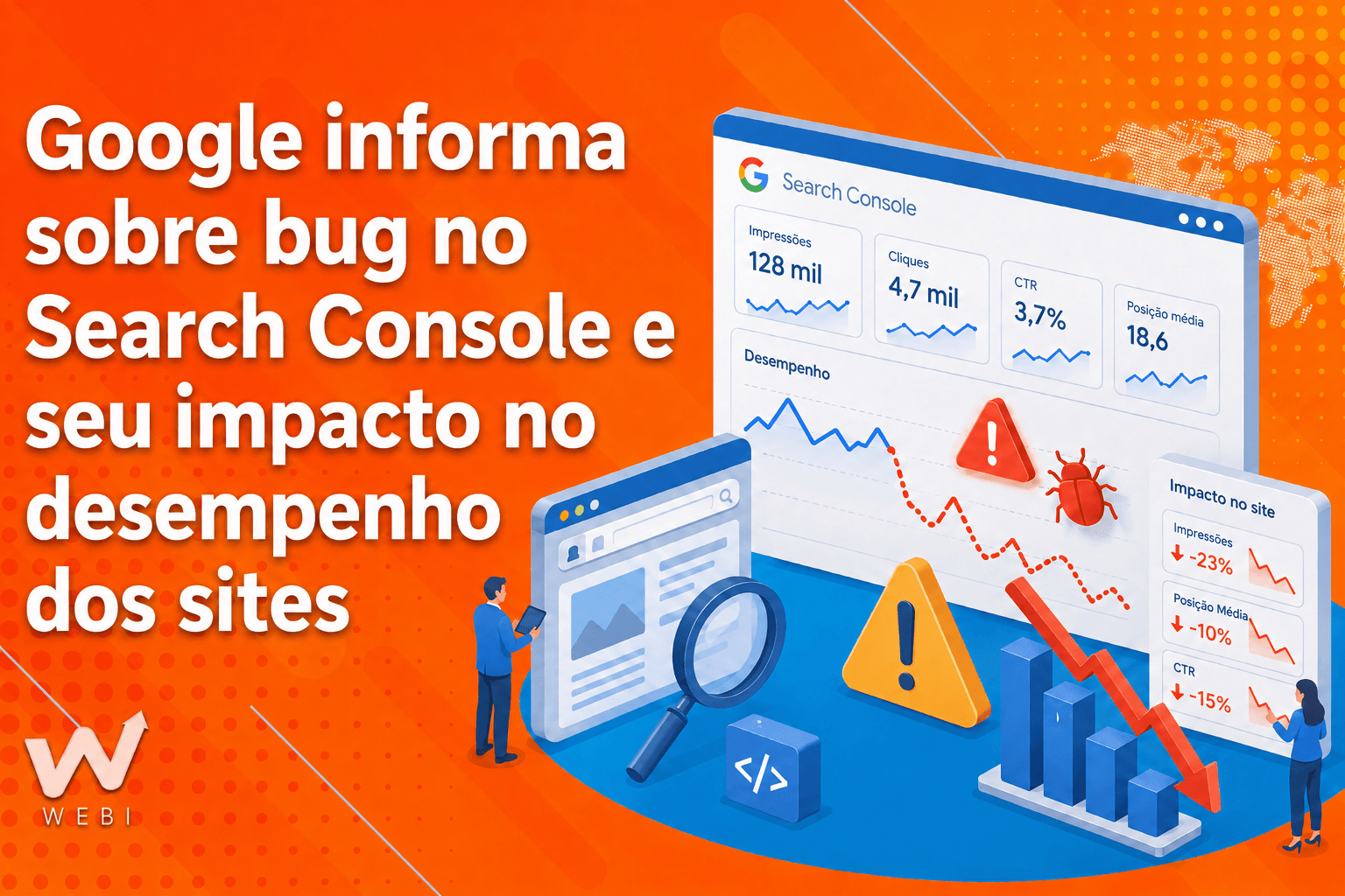 Google informa sobre bug no Search Console e seu impacto no desempenho dos sites
